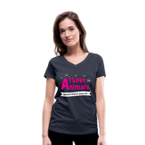 Animals - Frauen Bio-T-Shirt mit V-Ausschnitt von Stanley & Stella - Navy