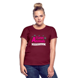 Animals - Frauen Oversize T-Shirt - Bordeaux