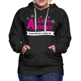 Animals - Frauen Premium Hoodie - Schwarz