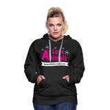 Animals - Frauen Premium Hoodie - Schwarz