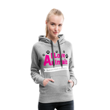 Animals - Frauen Premium Hoodie - Grau meliert