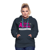 Animals - Frauen Premium Hoodie - Navy