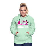 Animals - Frauen Premium Hoodie - helles Mintgrün