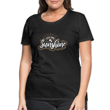 Sunshine - Frauen Premium T-Shirt - Schwarz