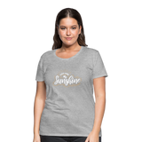 Sunshine - Frauen Premium T-Shirt - Grau meliert