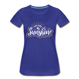 Sunshine - Frauen Premium T-Shirt - Königsblau