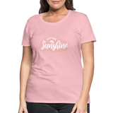 Sunshine - Frauen Premium T-Shirt - Hellrosa