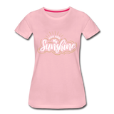 Sunshine - Frauen Premium T-Shirt - Hellrosa