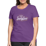 Sunshine - Frauen Premium T-Shirt - Lila