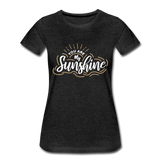 Sunshine - Frauen Premium T-Shirt - Anthrazit