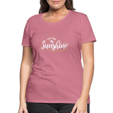 Sunshine - Frauen Premium T-Shirt - Malve