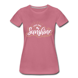 Sunshine - Frauen Premium T-Shirt - Malve