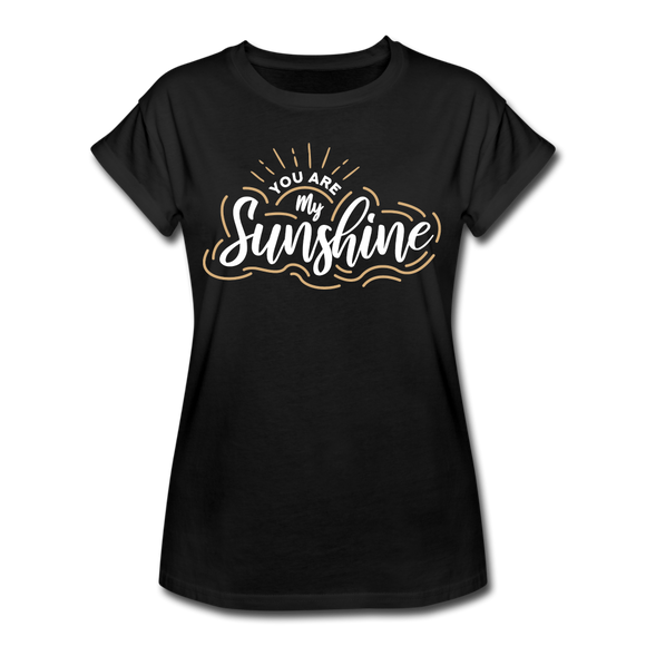 Sunshine - Frauen Oversize T-Shirt - Schwarz