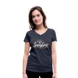 Sunshine - Frauen Bio-T-Shirt mit V-Ausschnitt von Stanley & Stella - Navy