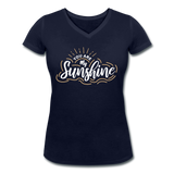 Sunshine - Frauen Bio-T-Shirt mit V-Ausschnitt von Stanley & Stella - Navy