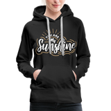 Sunshine - Frauen Premium Hoodie - Schwarz