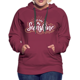 Sunshine - Frauen Premium Hoodie - Bordeaux