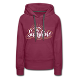 Sunshine - Frauen Premium Hoodie - Bordeaux