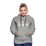 Sunshine - Frauen Premium Hoodie - Grau meliert