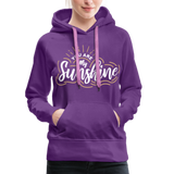 Sunshine - Frauen Premium Hoodie - Purple