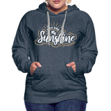 Sunshine - Frauen Premium Hoodie - Jeansblau