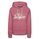 Sunshine - Frauen Premium Hoodie - Malve