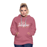 Sunshine - Frauen Premium Hoodie - Malve