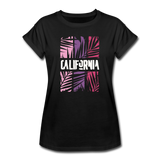 California Color Bars - Frauen Oversize T-Shirt - Schwarz