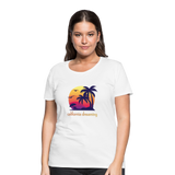 California Dreaming - Frauen Premium T-Shirt - Weiß