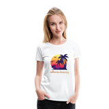 California Dreaming - Frauen Premium T-Shirt - Weiß