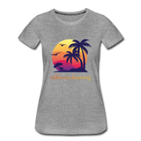 California Dreaming - Frauen Premium T-Shirt - Grau meliert