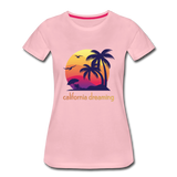 California Dreaming - Frauen Premium T-Shirt - Hellrosa