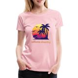 California Dreaming - Frauen Premium T-Shirt - Hellrosa