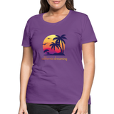 California Dreaming - Frauen Premium T-Shirt - Lila