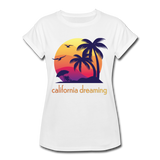 California Dreaming - Frauen Oversize T-Shirt - Weiß