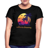 California Dreaming - Frauen Oversize T-Shirt - Schwarz