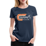 California Sign - Frauen Premium T-Shirt - Navy