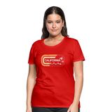 California Sign - Frauen Premium T-Shirt - Rot