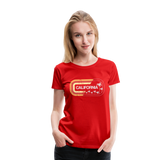 California Sign - Frauen Premium T-Shirt - Rot