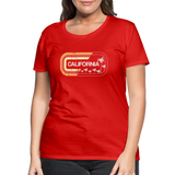 California Sign - Frauen Premium T-Shirt - Rot