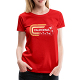 California Sign - Frauen Premium T-Shirt - Rot