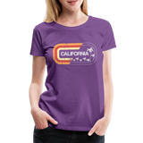 California Sign - Frauen Premium T-Shirt - Lila