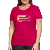 California Sign - Frauen Premium T-Shirt - dunkles Pink