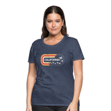 California Sign - Frauen Premium T-Shirt - Blau meliert