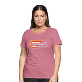 California Sign - Frauen Premium T-Shirt - Malve