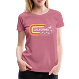 California Sign - Frauen Premium T-Shirt - Malve