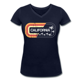 California Sign - Frauen Bio-T-Shirt mit V-Ausschnitt von Stanley & Stella - Navy