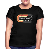 California Sign - Frauen Oversize T-Shirt - Schwarz