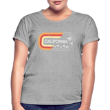 California Sign - Frauen Oversize T-Shirt - Grau meliert