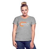 California Sign - Frauen Oversize T-Shirt - Grau meliert